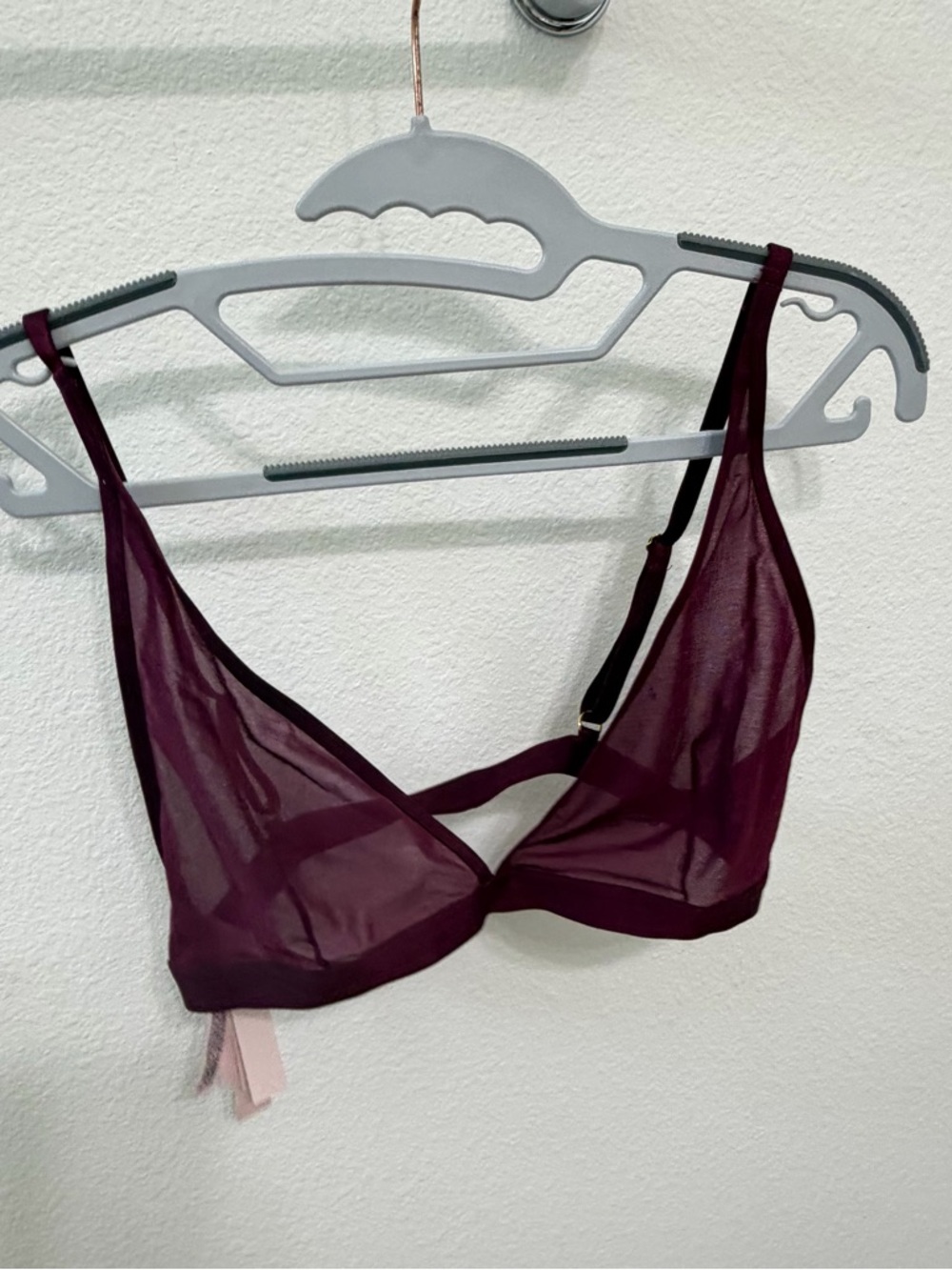 Victoria's Secret Sheer Mesh Bralette in Plum - Picture 7 of 10